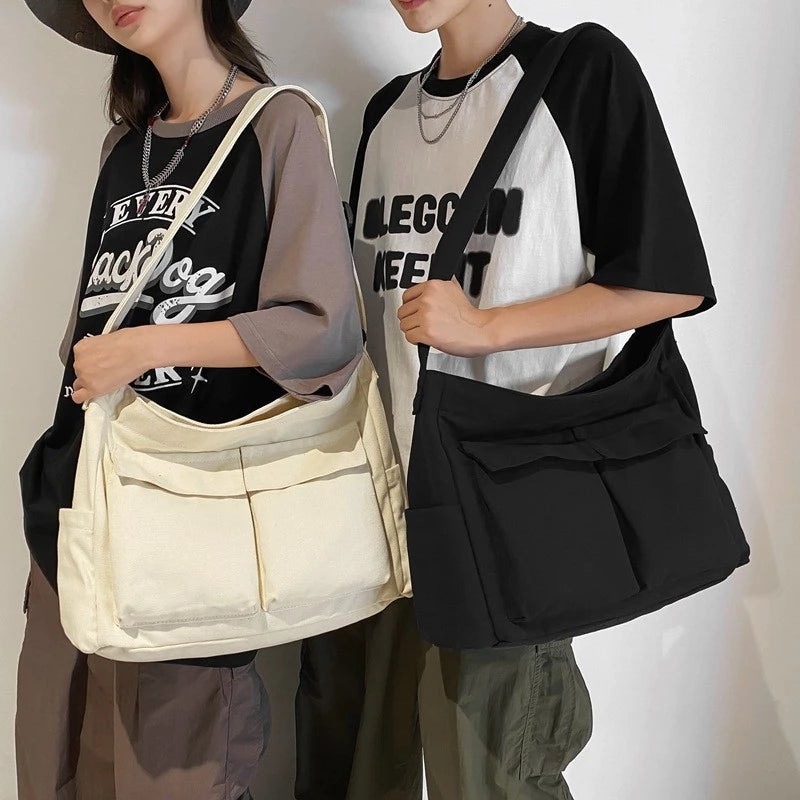 Large Capacity Canvas Messenger Bag