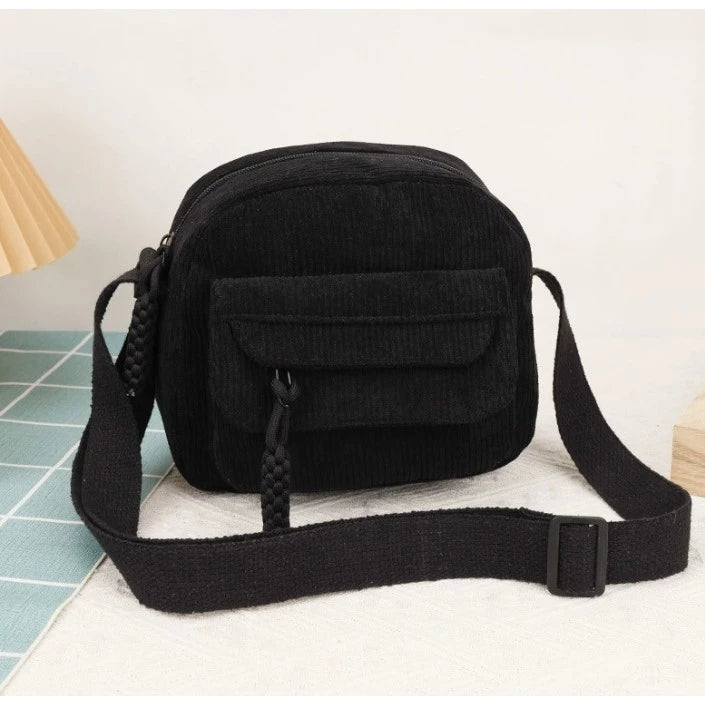 Corduroy Crossbody Bag