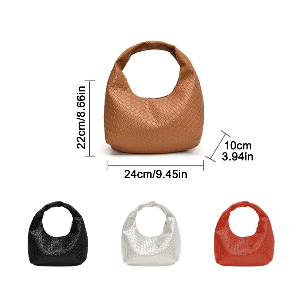Mini Woven Hobo Handbag