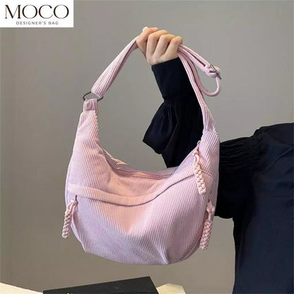 Korean Style Corduroy 2 Way Sling Bag