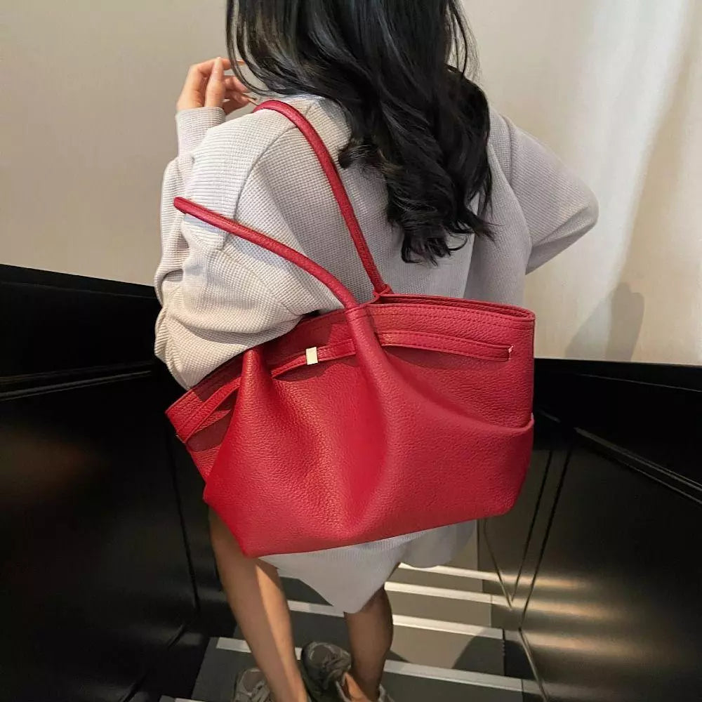 Lychee Pattern Shoulder Bag