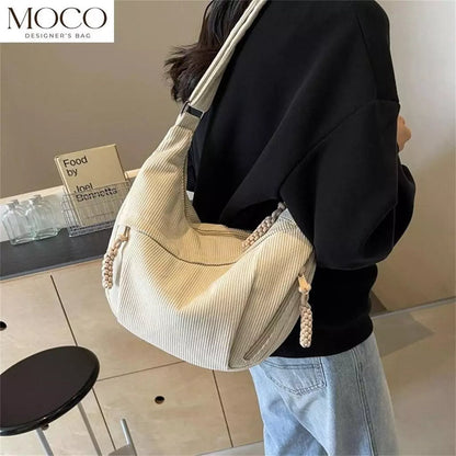 Korean Style Corduroy 2 Way Sling Bag