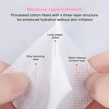 Disposable Double-Sided Cotton Pads