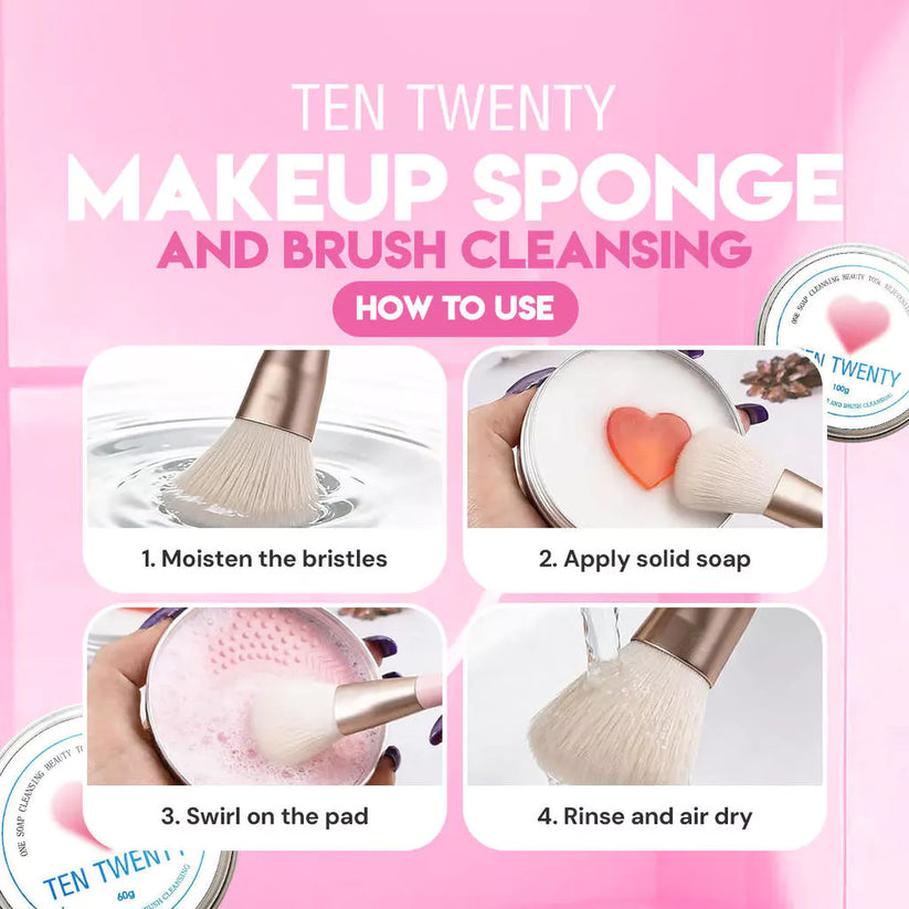 TEN TWENTY Make Up Sponge and Brush Cleaner