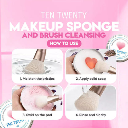 TEN TWENTY Make Up Sponge and Brush Cleaner