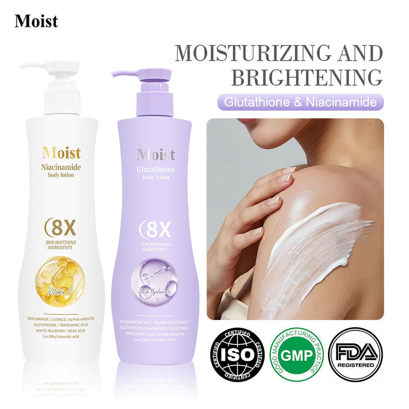MOIST Niacinamide & Glutathione Body Lotion 8x Skin Whitening