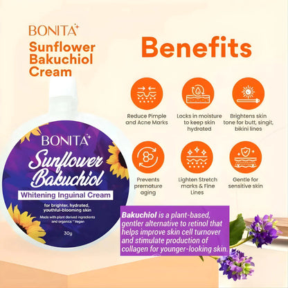 BONITA Sunflower Bakuchiol Whitening Inguinal Cream 30g