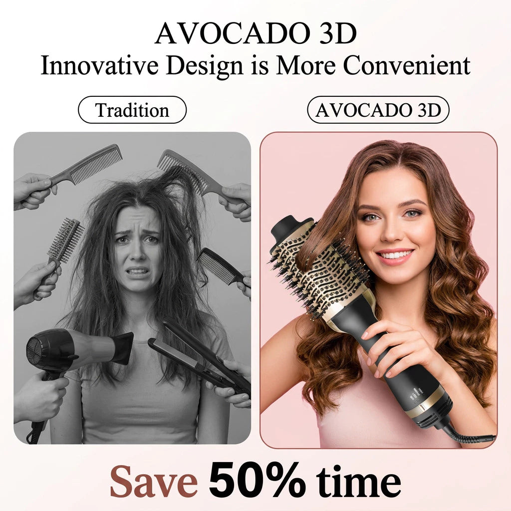 Hot Air Brush Hair Styler Dryer & Volumizer