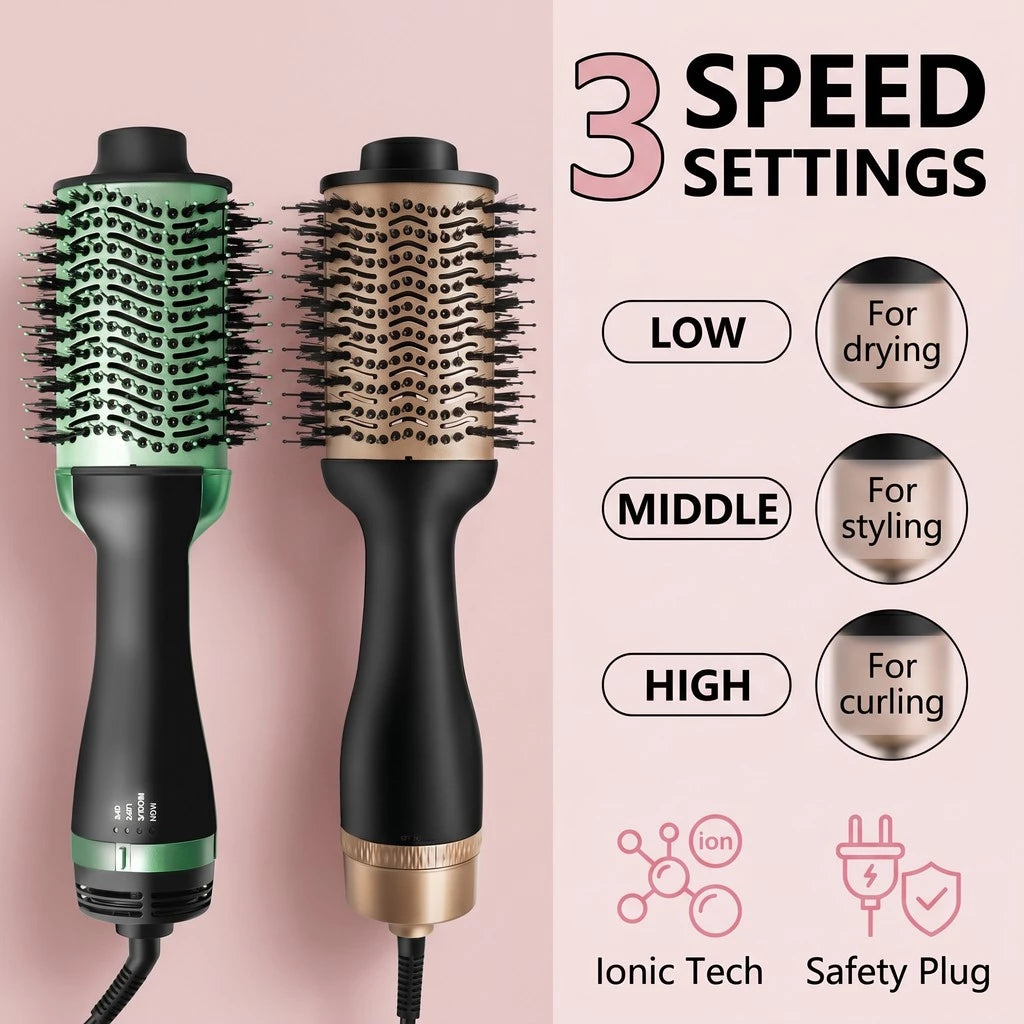 Hot Air Brush Hair Styler Dryer & Volumizer
