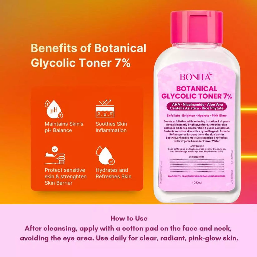 Bonita Botanical Glycolic Toner 7%