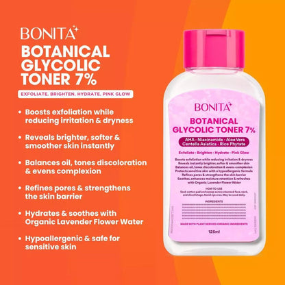 Bonita Botanical Glycolic Toner 7%