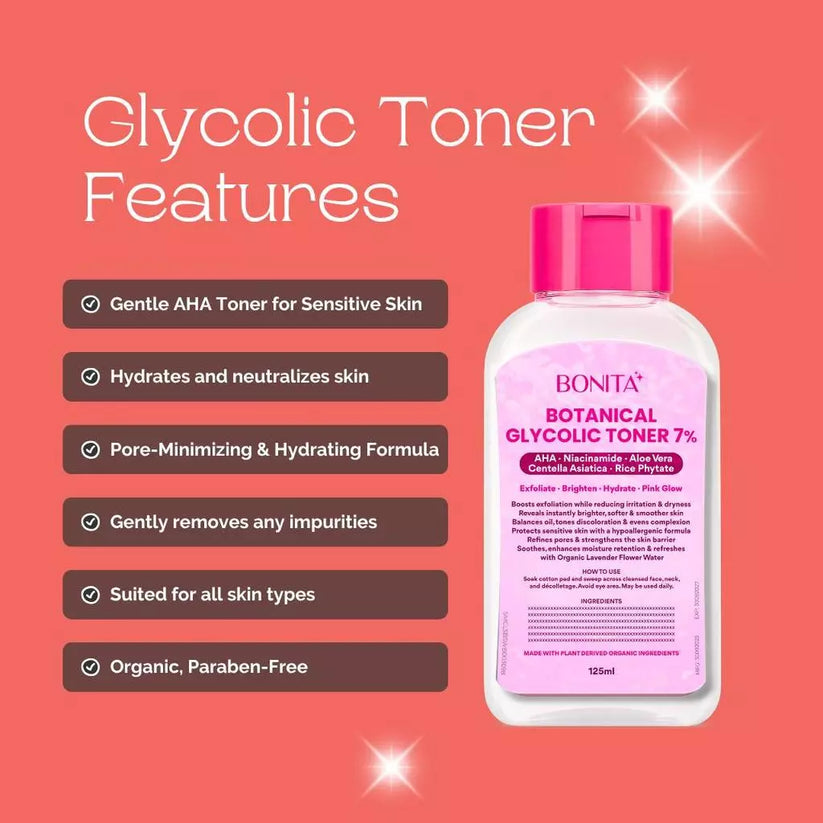 Bonita Botanical Glycolic Toner 7%