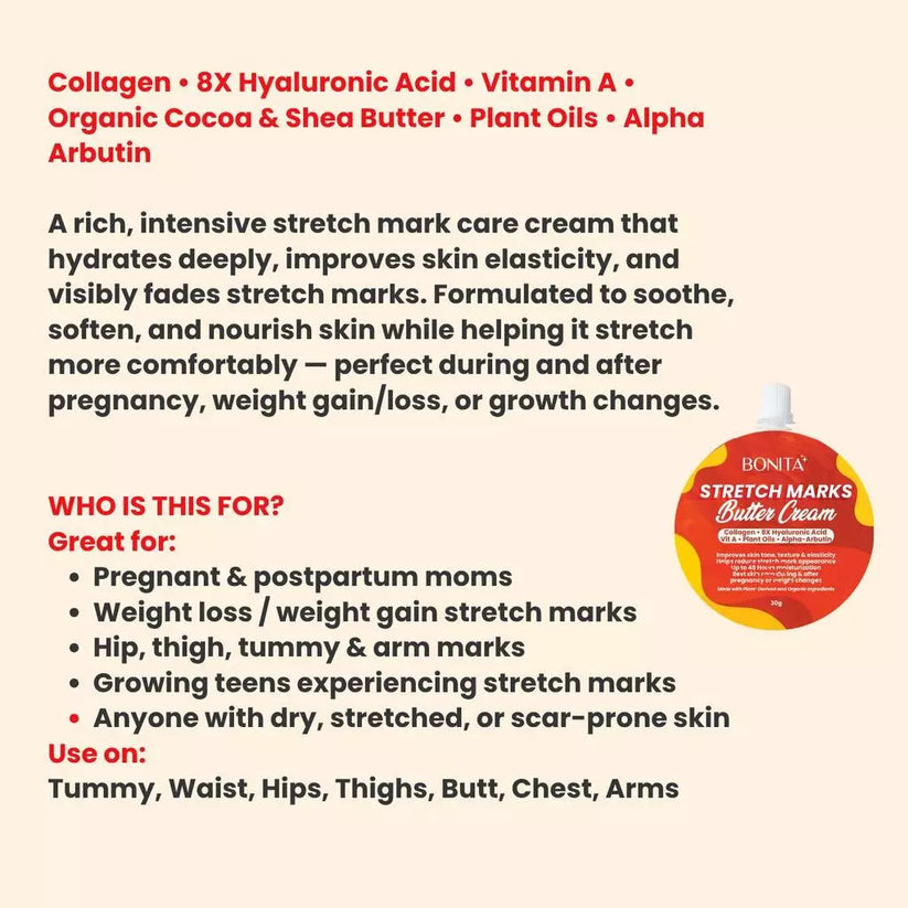 BONITA Stretch Marks Butter Cream 30g