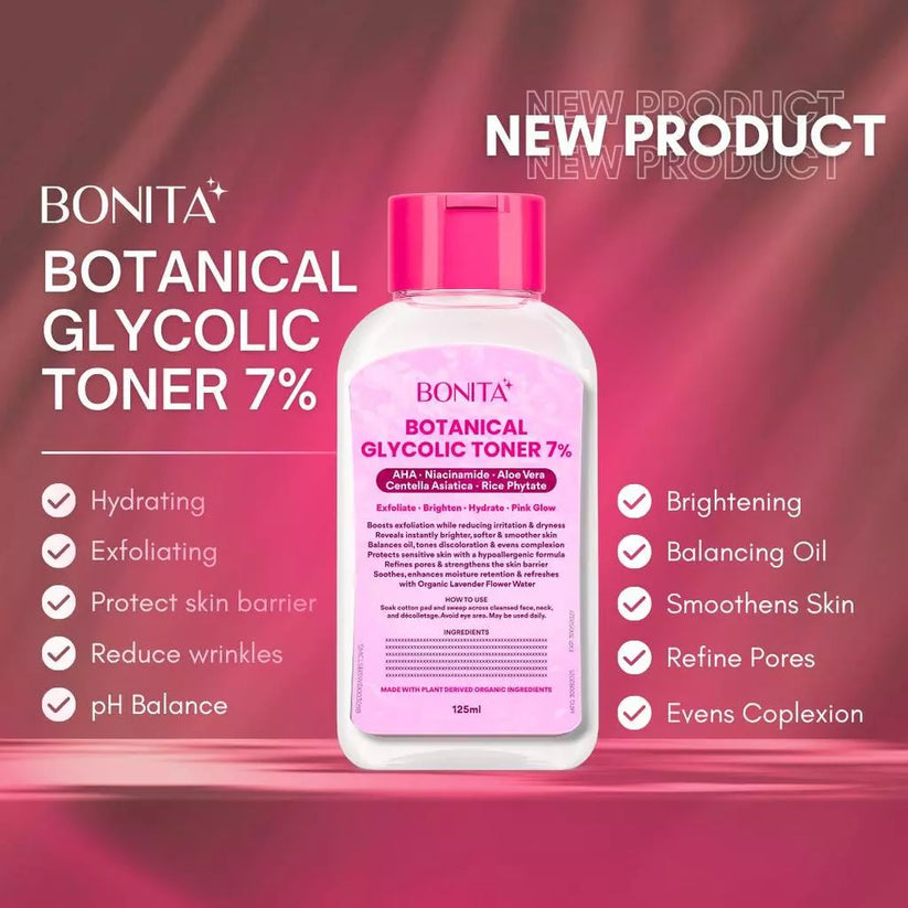 Bonita Botanical Glycolic Toner 7%