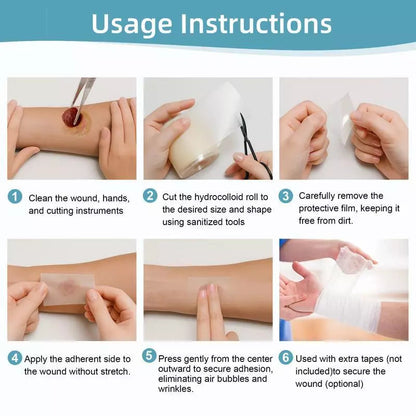 Hydrocolloid Patch Bandages Roll – For Acne, Pimples & Scar Care