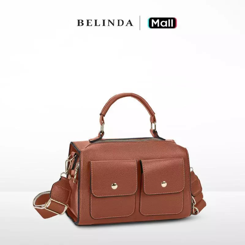 Premium Multi-Pocket Structured Handbag – 2-Way Carry