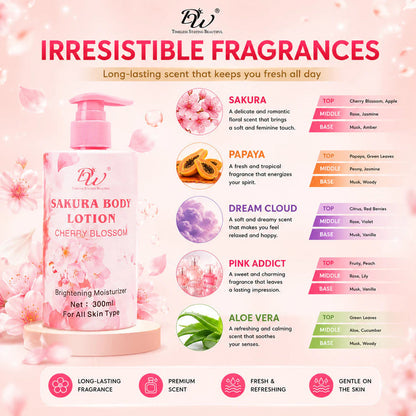DW Whitening Moisturizing Body Lotion 300ml