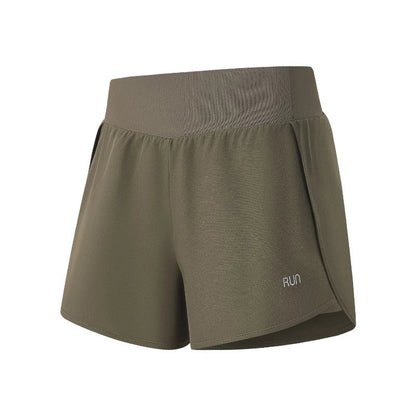 High Waisted Sports Shorts with Pocket