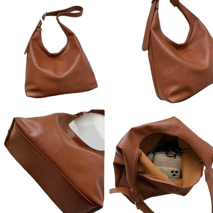 Soft Leather Large Capacity Shoulder Sling Bag