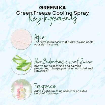 BUY 1 TAKE 1 Greenika Green Freeze Instant Cooling Spray for Body