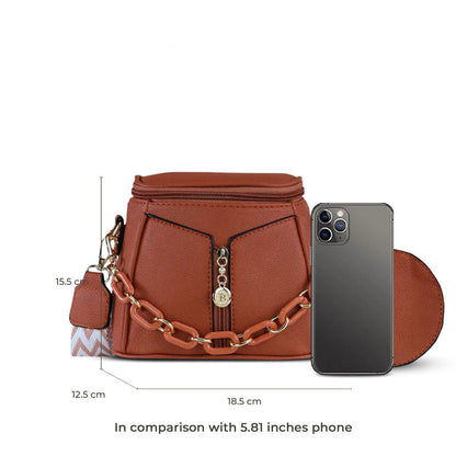 2in1 Cylindrical Bag with Wallet