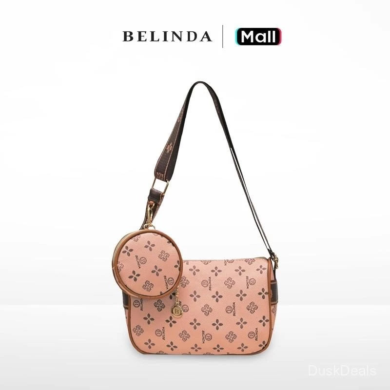 2-IN-1 Mini Monogram Pattern Bag with Coin Purse