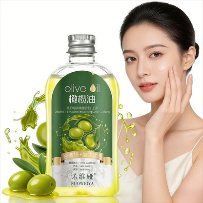 Pure Olive Oil with Vitamin E for Skin, Hair and Face