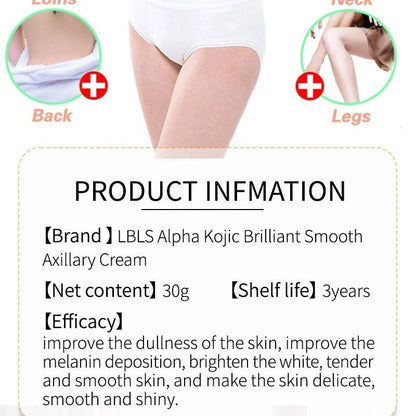 LBLS Alpha Kojic Brilliant & Smoth Axillary Cream 30g