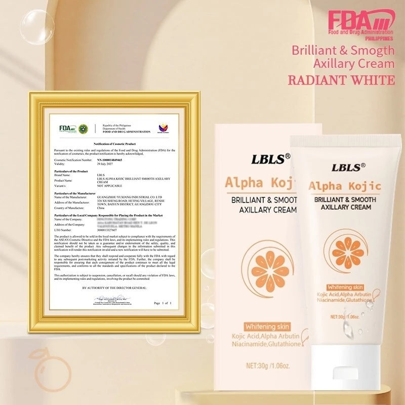 LBLS Alpha Kojic Brilliant & Smoth Axillary Cream 30g