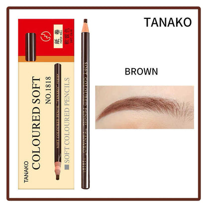 TANAKO Waterproof Soft Coloured Eyebrow Pencil 12pcs/box