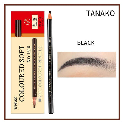 TANAKO Waterproof Soft Coloured Eyebrow Pencil 12pcs/box