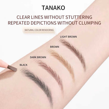 TANAKO Waterproof Soft Coloured Eyebrow Pencil 12pcs/box