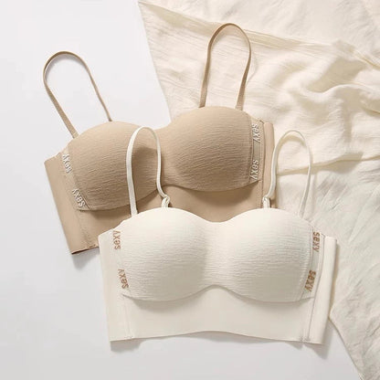 Seamless Soft Sponge Non-Wire Push Up Bra