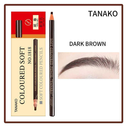 TANAKO Waterproof Soft Coloured Eyebrow Pencil 12pcs/box