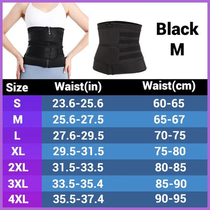 Double Belt Waist Trainer Corset for Men & Women