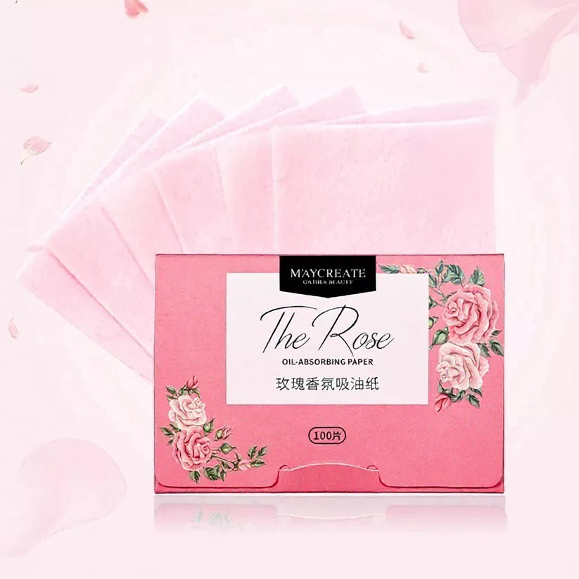100 Sheets/Pack of High-Efficiency Oil Blotting Paper