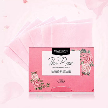 100 Sheets/Pack of High-Efficiency Oil Blotting Paper