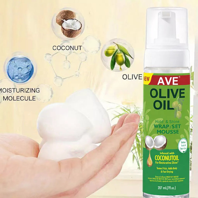 Olive Oil Wrap/Set Mousse