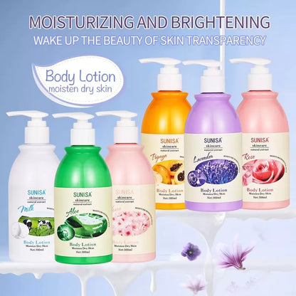 SUNISA  BRIGHTENING WHITENING BODY MOSTURIZING LOTIONS 300ml