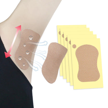 10pcs Antiperspirant Underarm and Foot Sweat Absorbent Invisible Pads