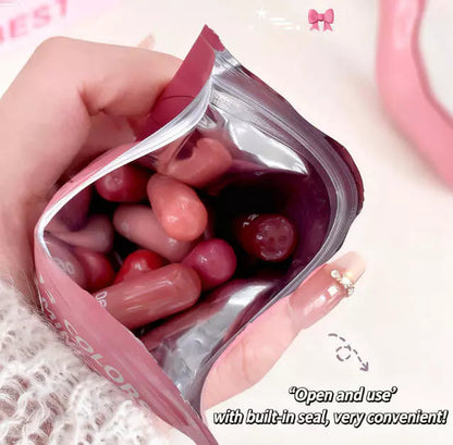 12Pcs Mini Matte Capsule Lipstick Set