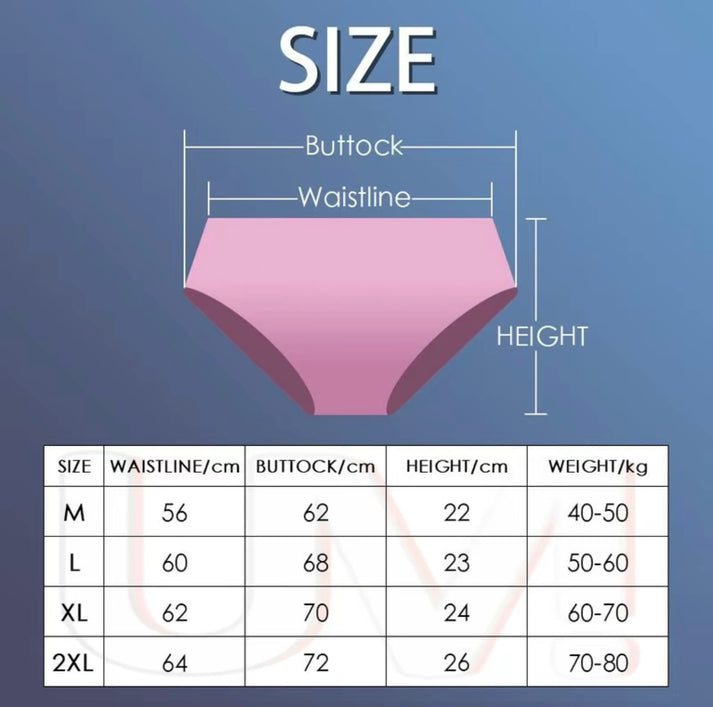 Best Seller! Women Cotton Seamless Panties Set