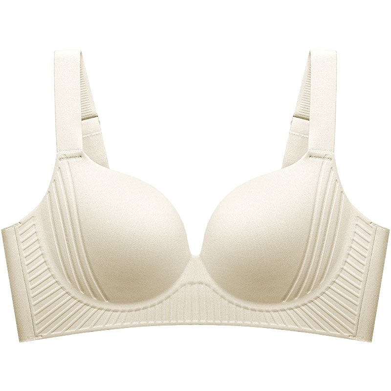 Plus Size Wireless Push Up Bra 3D Anti-Gravity Seamless Padded Gathering & Anti-sagging