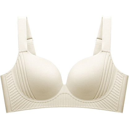 Plus Size Wireless Push Up Bra 3D Anti-Gravity Seamless Padded Gathering & Anti-sagging