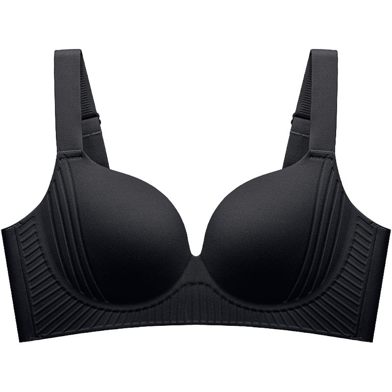 Plus Size Wireless Push Up Bra 3D Anti-Gravity Seamless Padded Gathering & Anti-sagging