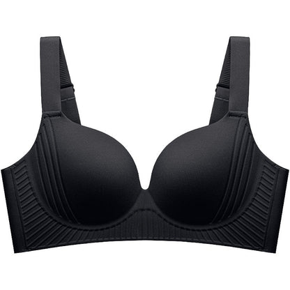 Plus Size Wireless Push Up Bra 3D Anti-Gravity Seamless Padded Gathering & Anti-sagging