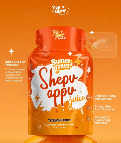 YOU GLOW BABE Shepu Appu Juice - Tropical Punch (15g x 10 sachets)