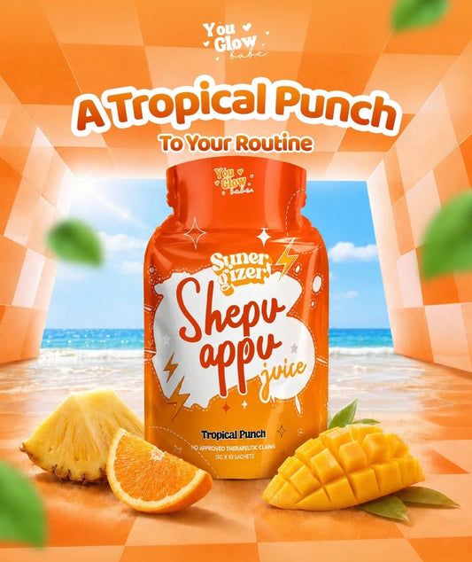 YOU GLOW BABE Shepu Appu Juice - Tropical Punch (15g x 10 sachets)