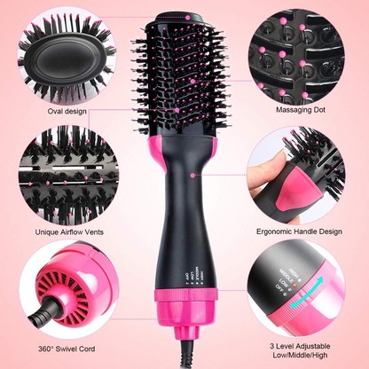 Hot Air Brush One Step Hair Styler & Dryer & Volumizer