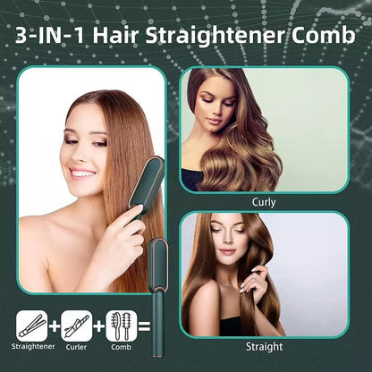 Professional Hair Straightener Comb Styler